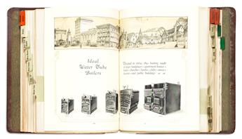 (TRADE CATALOGS.) American Radiator Company. Salesmans binder profusely illustrating all manner of early 20th-century